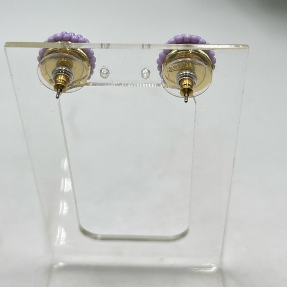 J. Crew Lavender Lilac Seed Bead
Beaded Post Small Round Stud Pierced Earrings - Picture 14 of 15